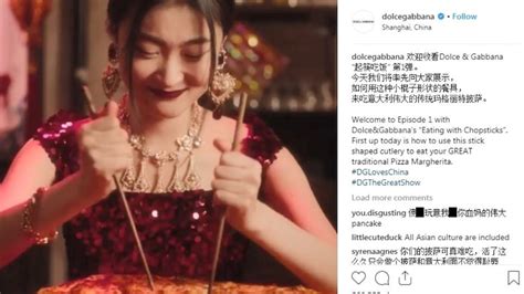 dolce gabbana china racism